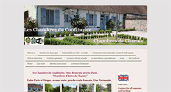 Desktop Screenshot of chambres-confiturier.com
